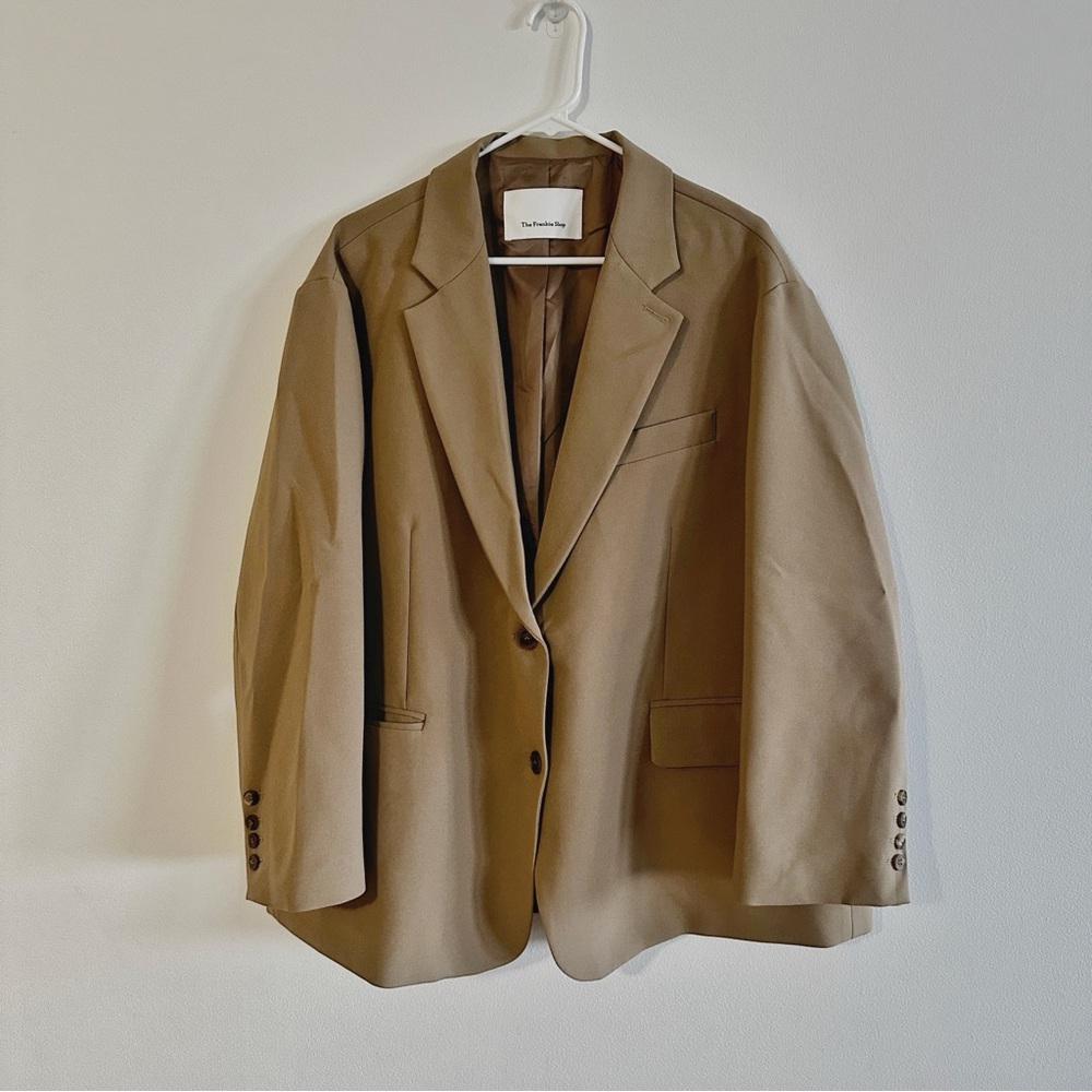 The Frankie Shop Bea Latte Blazer NWOT